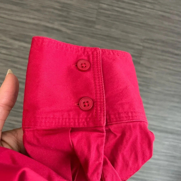 Lane Bryant pink cotton button down shirt size 18 - Picture 6 of 7